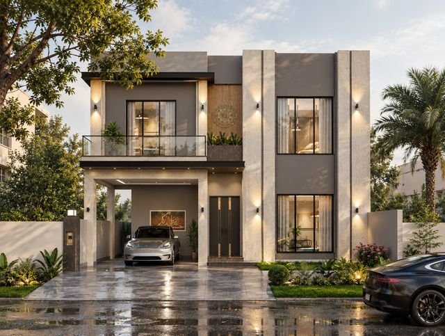 10 Marla Contemporary Residence — Residence in Pakistan by Danial Khan & Associates
